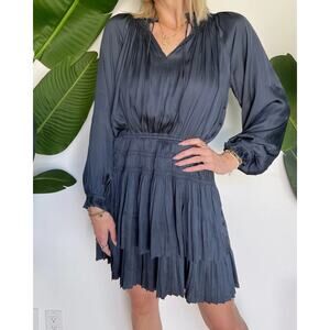 Reset Lana Dress Navy Blue SMALL